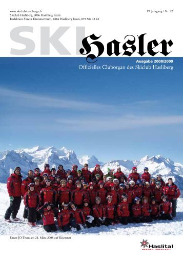 Unsere Region. Unsere Bank. - Skiclub Hasliberg