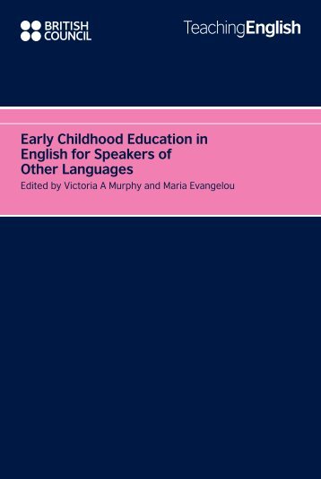 Early Childhood Education in English for Speakers of Other Languages