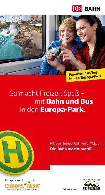 DB BW Europa Park Kombiflyer 2016