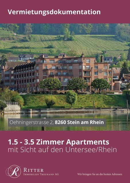 Vermietungsdokumentation "Hotel Chlosterhof" 8260 Stein am Rhein
