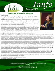 PAII newsletter January 2016