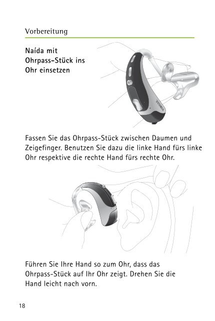 User Manual Naida - HANSATON Hörsysteme