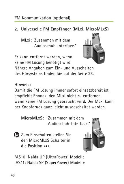 User Manual Naida - HANSATON Hörsysteme