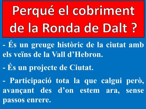 Cobriment Ronda de Dalt