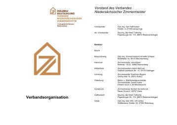 VNZ-Verbandsorganisation - Baugewerbe-Verband Niedersachsen