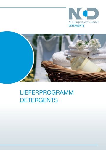 Lieferprogramm Detergents