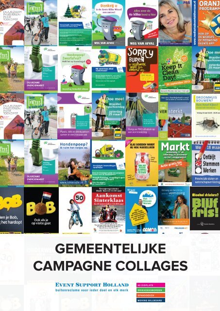 ESH gemeentelijke campagne collages