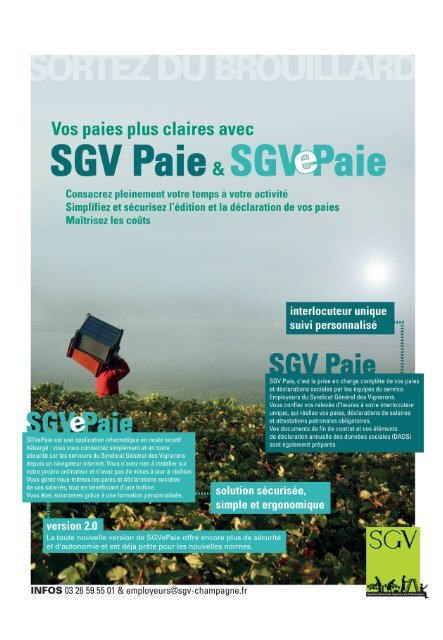 Les Guides du SGV - Actualites sociales janvier 2016
