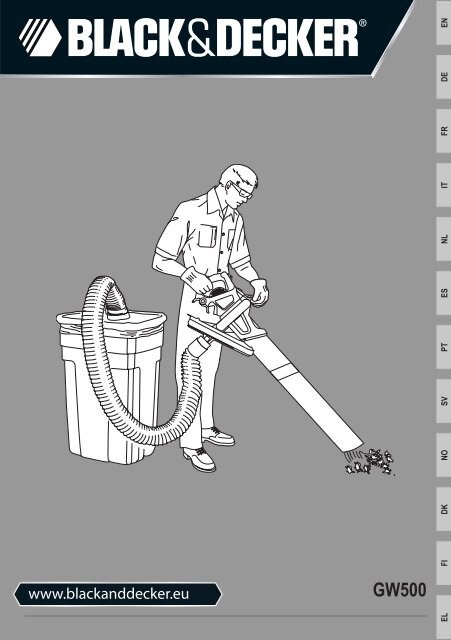 BlackandDecker Soffiante Depress- Gw3050 - Type 1 - Instruction Manual (Europeo)