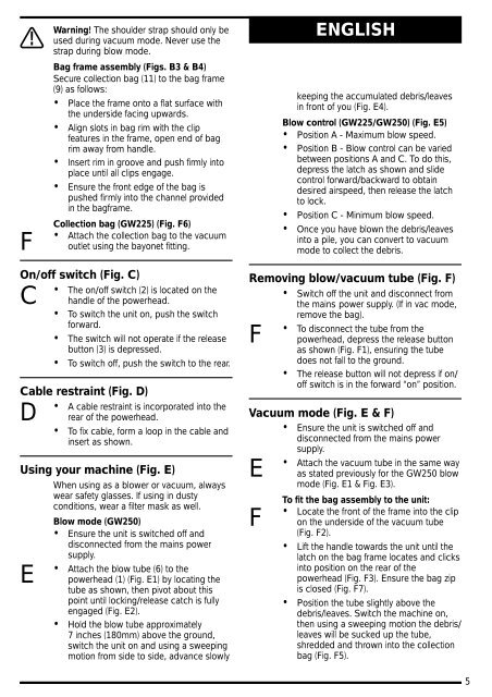 BlackandDecker Soffiatore- Gw200 - Type 3 - Instruction Manual (Inglese)