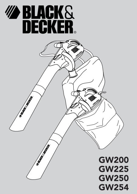 BlackandDecker Soffiatore- Gw225 - Type 3 - Instruction Manual (Europeo)
