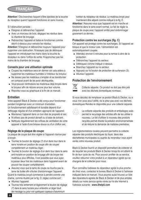 BlackandDecker Distruttore Giardin- Gs2400 - Type 1 - Instruction Manual (Europeo)