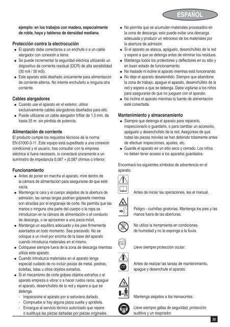 BlackandDecker Distruttore Giardin- Gs2400 - Type 1 - Instruction Manual (Europeo)