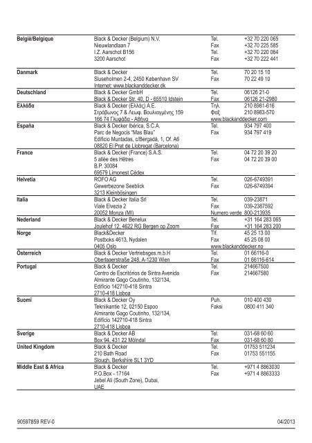 BlackandDecker Soffiante Depress- Gw2810 - Type 1 - Instruction Manual (Europeo)