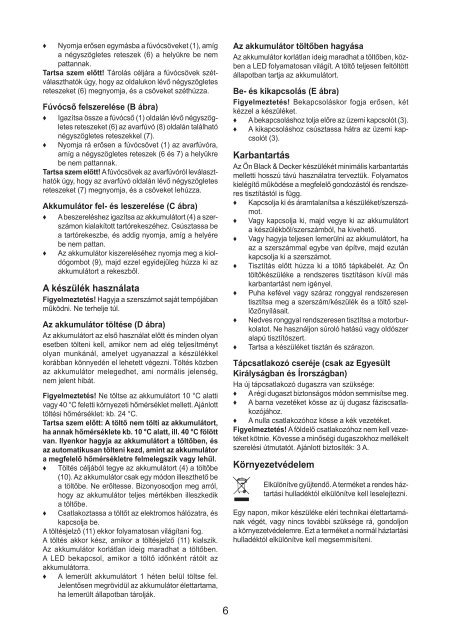 BlackandDecker Soffiante Depress- Gwc1800 - Type H1 - Instruction Manual (Ungheria)