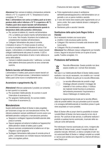 BlackandDecker Soffiante Depress- Gwc1800 - Type H1 - Instruction Manual (Europeo)