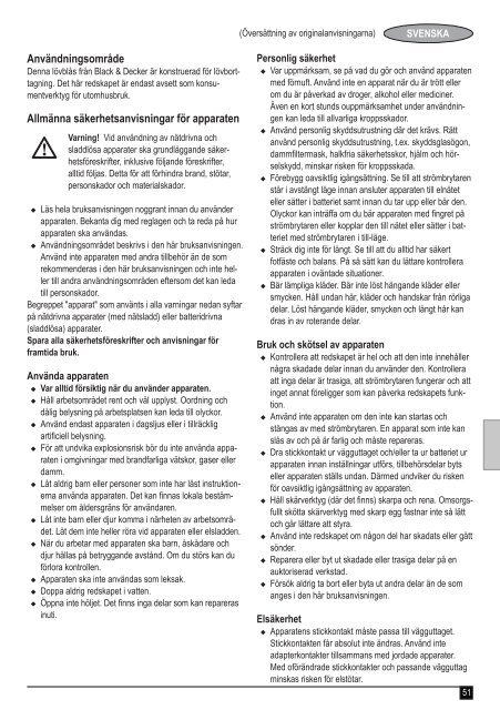 BlackandDecker Soffiante Depress- Gwc1800 - Type H1 - Instruction Manual (Europeo)