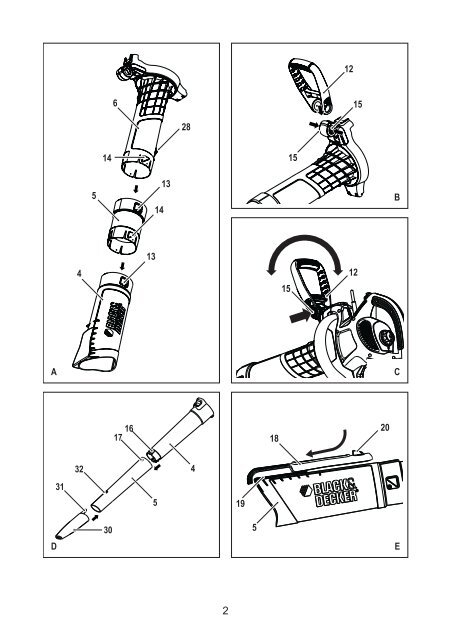 BlackandDecker Soffiante Depress- Gw3030 - Type 1 - Instruction Manual (Romania)