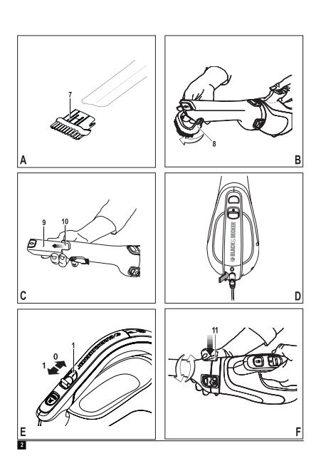 BlackandDecker Aspiratori Ricaricabili Portatili- Dv1210ecn - Type H1 - Instruction Manual (Europeo)