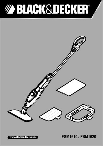 BlackandDecker Lavapavimenti A Vapore- Fsm1620 - Type 1 - Instruction Manual (Inglese - Arabo)