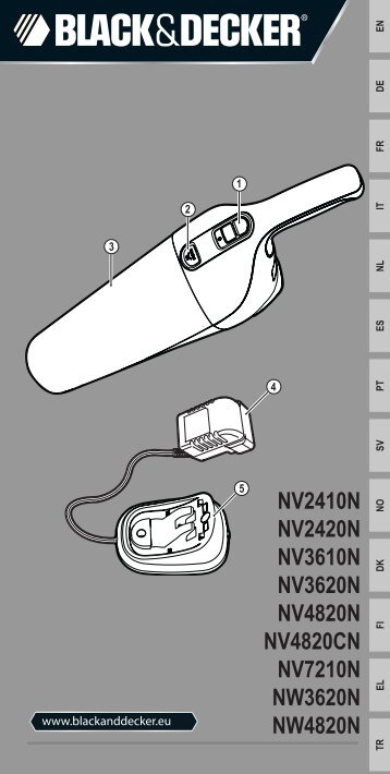 BlackandDecker Aspipolv Bagno/asciu- Nw4820n - Type H1 - Instruction Manual (Europeo)