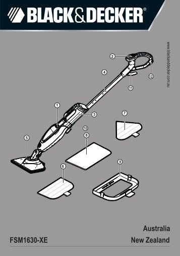 BlackandDecker Lavapavimenti A Vapore- Fsm1630 - Type 1 - Instruction Manual (Australia Nuova Zelanda)