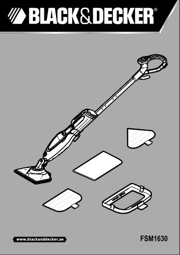 BlackandDecker Lavapavimenti A Vapore- Fsm1630 - Type 1 - Instruction Manual (Francese)