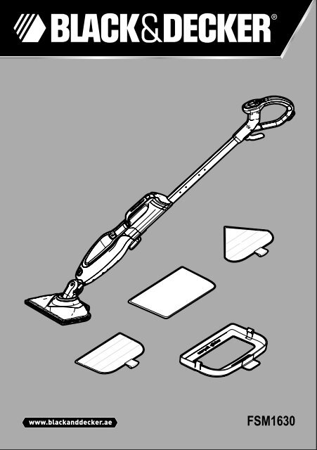 BlackandDecker Lavapavimenti A Vapore- Fsm1630 - Type 1 - Instruction Manual (Francese)