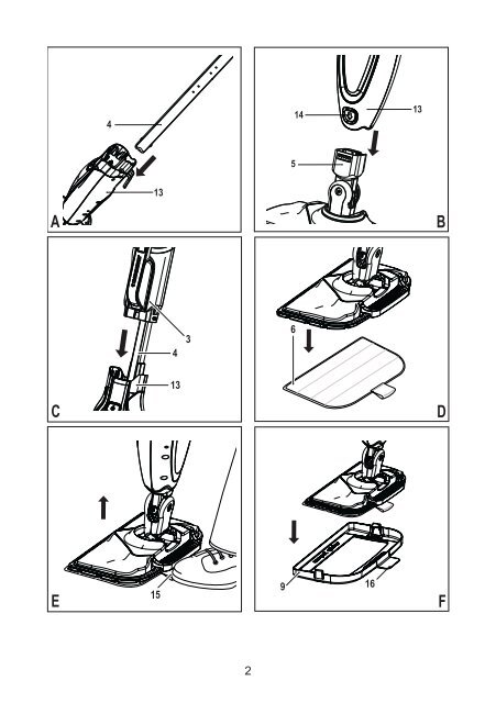 BlackandDecker Lavapavimenti A Vapore- Fsm1630 - Type 1 - Instruction Manual (Polonia)