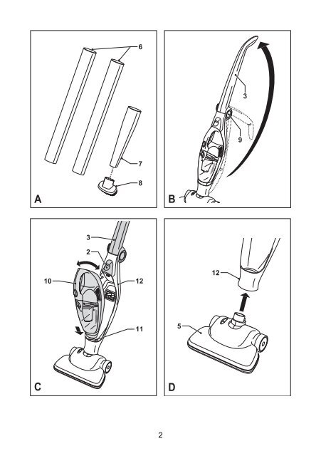 BlackandDecker Aspirapolv-Stick- Fv850 - Type 1 - Instruction Manual (Turco)