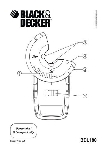 BlackandDecker Laser- Bdl180 - Type 1 - Instruction Manual (Czech)