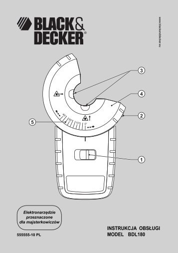 BlackandDecker Laser- Bdl180 - Type 1 - Instruction Manual (Polonia)