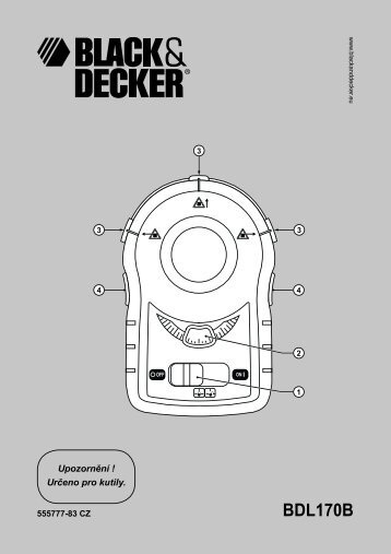 BlackandDecker Laser- Bdl170b - Type 1 - Instruction Manual (Czech)