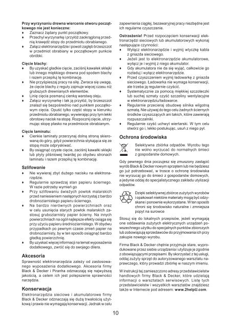 BlackandDecker Multitool- Mfl143 - Type H1 - Instruction Manual (Polonia)