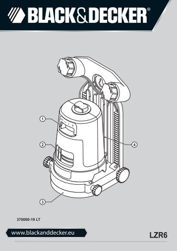 BlackandDecker Laser- Lzr6 - Type 1 - Instruction Manual (Lituania)