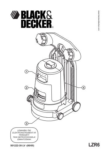 BlackandDecker Laser- Lzr6 - Type 1 - Instruction Manual (Lettonia)