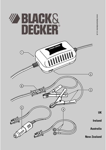 BlackandDecker Battery Booster- Bdv080 - Type 1 - 2 - Instruction Manual (Inglese)