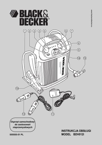 BlackandDecker Starter- Bdv012i - Type 2 - Instruction Manual (Polonia)