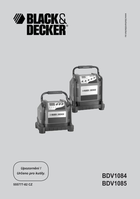 BlackandDecker Carica Batteria- Bdv1084 - Type 1 - Instruction Manual (Czech)