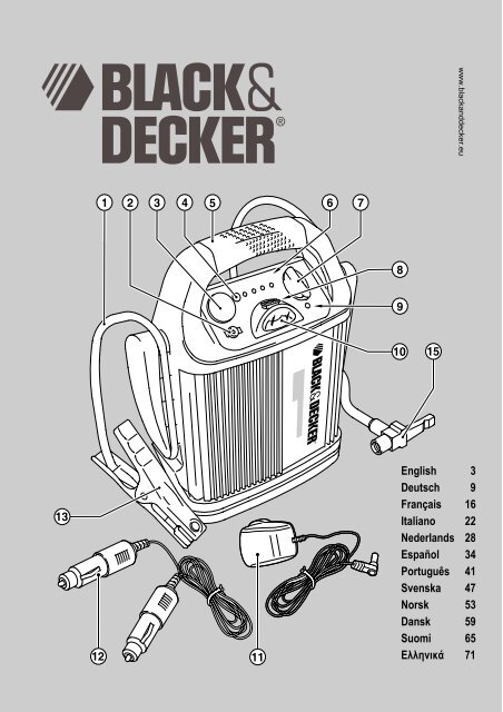 BlackandDecker Starter- Bdv012i - Type 1 - Instruction Manual (Europeo)