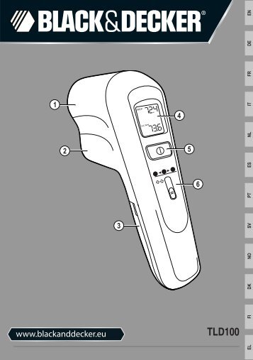 BlackandDecker Thermal Leak Detector- Tld100 - Type 1 - Instruction Manual (Europeo)