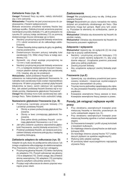 BlackandDecker Toupie- Mtrt8 - Type H1 - Instruction Manual (Polonia)