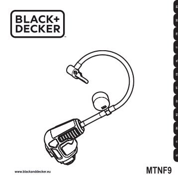BlackandDecker Inflatore- Mtnf9 - Type H1 - Instruction Manual (Europeo)