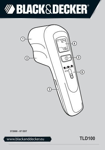 BlackandDecker Thermal Leak Detector- Tld100 - Type 1 - Instruction Manual (Europeo Orientale)