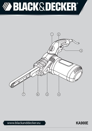 BlackandDecker Lima Elettrica- Ka900e - Type 1 - Instruction Manual (Europeo)