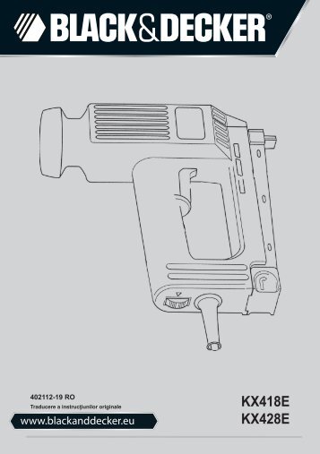 BlackandDecker Tacker- Kx418e - Type 2 - Instruction Manual (Romania)