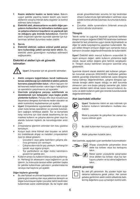 BlackandDecker Lima Elettrica- Ka900e - Type 1 - Instruction Manual (Turco)