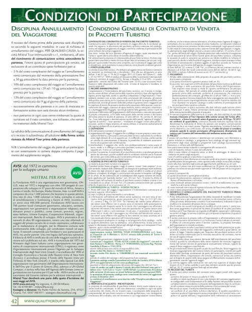 Condizioni di partecipazione Etiopia e Marocco