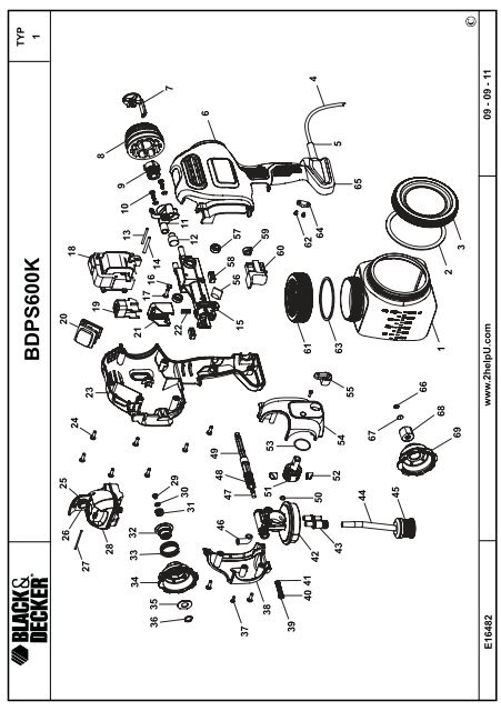 BlackandDecker Pistola A Spruzzo- Bdps600 - Type 1 - Instruction Manual (Europeo)