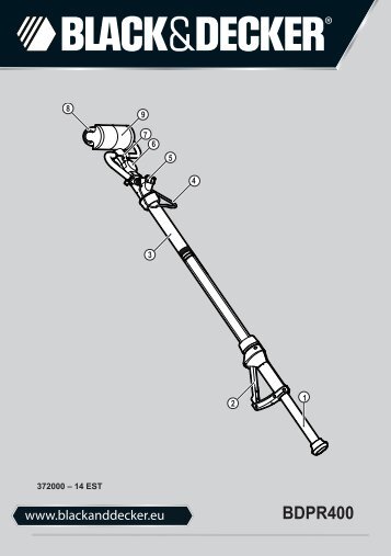 BlackandDecker Rullo- Bdpr400 - Type 1 - Instruction Manual (Europeo Orientale)